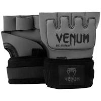 Гелевые бинты боксерские Venum Gel Kontact Grey/Black (ONE)