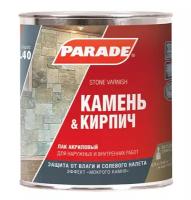 Лак для камня и кирпича PARADE L40 Глянцевый 10л