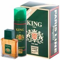 пена+тв KING пена д/бр 200ml+edt100ml муж