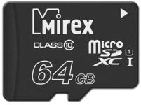 Карта памяти 64Gb MicroSD Mirex Class 10 (13612-MC10SD64)