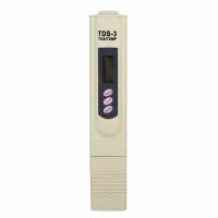 Портативный цифровой TDS-3 тестер для проверки качества и температуры воды