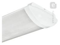 Люминесцентный светильник АСТЗ ЛПО46 Luxe 2x36W G13 э/м ПРА потолочный с призматическим рассеивателем IP20 белый