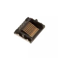 Коннектор (connector) ASUS LAN JACK 8P8C R/A, 4.9H, DIP