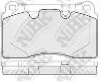 Колодки дисковые передние для vw touareg, land rover range rover 3.2-4.2i/3.0tdi v6 05 Nibk PN0486