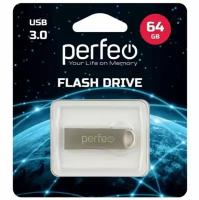 USB Флеш-накопитель USB накопитель Perfeo 3.0 64GB M08 Metal Series