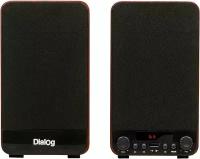 Dialog Jazz AJ-13 BROWN - акустические колонки 2.0, 2*15W RMS, Bluetooth, FM, USB+microSD reader