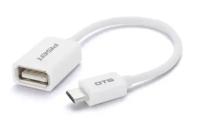 Кабель OTG USB - microUSB Pisen