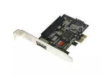 Контроллер (плата расширения для ПК) No-name PCI-E SATA/IDE (2+1)port + SATA RAID JMB363 bulk