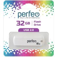 USB Флеш-накопитель USB накопитель Perfeo 32GB C05 White