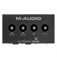 2-канальный USB-аудиоинтерфейс M-Audio M-Track Duo, черный