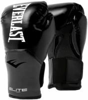 Боксерские перчатки Everlast Elite 14 унций черные