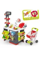 Супермаркет Smoby Super Market с тележкой - 42 аксессуара