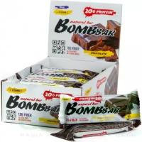 Протеиновый батончик Bombbar Protein Bar 20 x 60 г, Шоколад