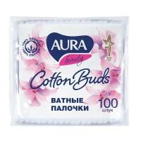 Ватные палочки Aura Beauty Cotton Buds, 100 шт