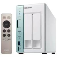 Дисковый массив QNAP D2 Pro Сетевое хранилище 2 отсека для HDD, с функцией USB Quick Access, HDMI-порт. Intel Celeron N3060 1,6 ГГц до 2,48 ГГц, 1 ГБ