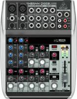 Behringer Q1002USB Компактный малошумящий микшерный пульт премиум-класса (10 входов, 2 шины, компрессор, USB аудио интерфейс)