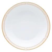 Тарелка суповая Noritake Царский дворец, золотой кант 17,5 см