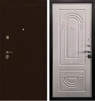 Входная металлическая дверь Сенатор Престиж Оптима 3К Антик медь | Эко дуб
