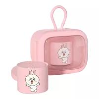 Динамик беспроводной EWA A128 Mini Speaker Line Friends - Розовый