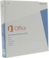 Microsoft Office 2013 Home and Business 32/64 Russian Russia Only EM DVD No Skype