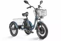 Электровелосипед трицикл Eltreco Porter Fat 500 (Трицикл Eltreco Porter Fat 500, Тмно-синий, 022870-2411)