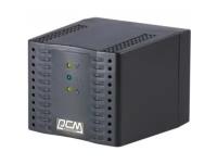 Powercom Стабилизатор напряжения Powercom TCA-1200 черный 4 розетки 1 м