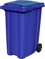 Контейнер для мусора пластиковый 360 литров (Синий)
