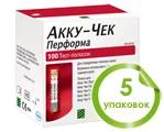 Тест-полоски Accu-Chek Performa 5*№100