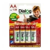 Батарейка AA Dialog LR6 (4шт)