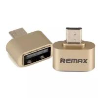 Переходник Remax OTG с USB на micro-USB