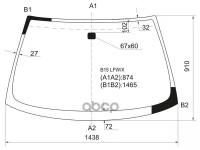 Стекло Лобовое Nissan Sunny/Sentra 4d 98-04 XYG арт. B15 LFW/X