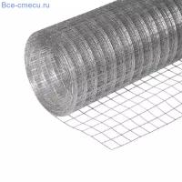 Сетка сварная оцинкованная 12х12х0,6мм (1х15 м)