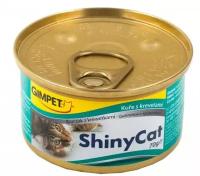 Корм для кошек Gimpet Shiny Cat, со вкусом цыпленка с креветками (0.07 кг)