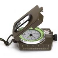 Компас Компас жидкостной металлический с линзой и крышкой Lensatic Compass