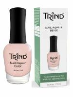 Trind, Nail Repair Color Beige, Укрепитель ногтей цветной, бежевый, №6, 9 мл