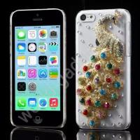 Чехол Luxury Diamond 3D Peacock для iPhone 5C (разноцветный)