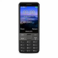 Телефон Philips E590 Xenium 64Mb черный