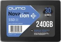 Накопитель SSD 240 Гб QUMO Novation 3D TLC (Q3DT-240GSCY) 2.5" SATA-III