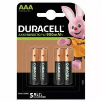 Аккумулятор DURACELL AAA/HR03-4BL 900mAh бл/4шт