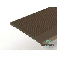 Террасная доска Woodvex Ступени Select Кофе 4 м