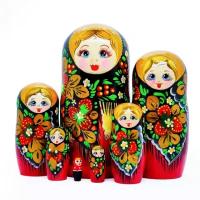 Сувенир Матрешка 210*d100мм 7 кукол с ягодами