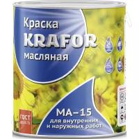 KRAFOR краска МА-15 черная 0,9 КГ 14 26374