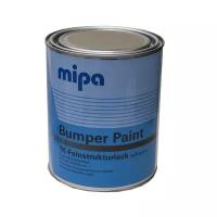 Краска MIPA для бампера 1К, Bumper Paint, чёрная текстурированная, уп.1л