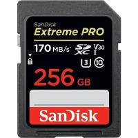 Карта памяти 256 ГБ SDXC SanDisk Extreme PRO Class 10 (SDSDXXY-256G-GN4IN)