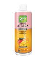 Жиросжигатель L-Карнитин All4me Nutrition, L-Carnitine ATTACK, 1000 ml, Манго-груша