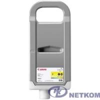 Canon PFI-707Y Картридж Canon для плоттера iPF830/840/850. Жёлтый. 700 мл