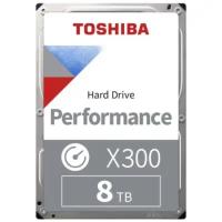 Жесткий диск TOSHIBA 8Tb 3.5" SATA-III, 256Mb, 7200rpm X300 HDWR480UZSVA