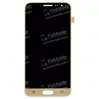 Дисплей с тачскрином для Samsung Galaxy J3 (2016) J320F (золото) TFT