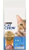 CAT CHOW SPECIAL CARE FELINE 3 IN 1 для взрослых кошек с индейкой (7 + 7 кг)