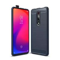 Чехол-накладка Carbon Fibre для Xiaomi Redmi K20 / Redmi K20 Pro / Xiaomi Mi 9T / Mi 9T Pro (темно-синий)